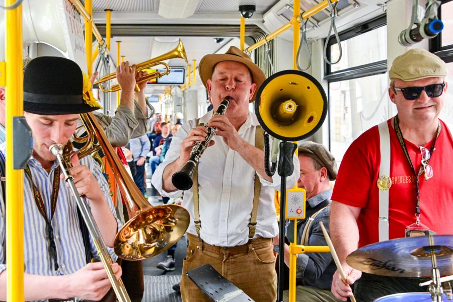 Dixietram Jazzrundfahrt&lt;br&gt;(Montag, 1. Fahrt)